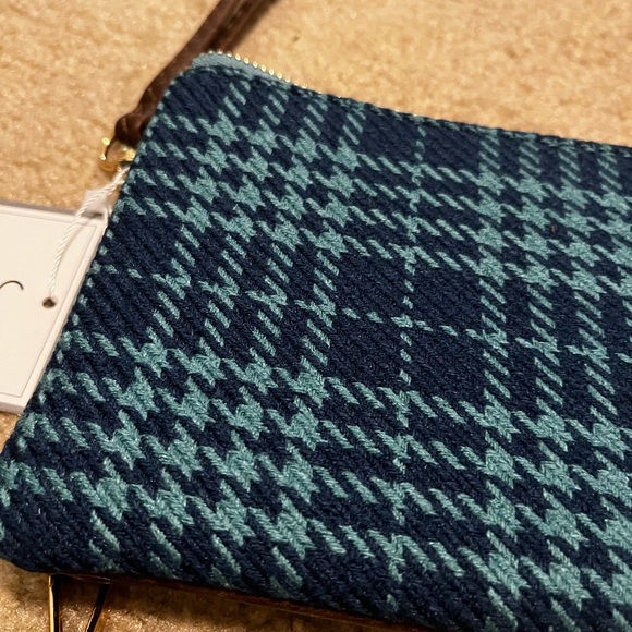 Wool Wristlet | Clutch Purse Wallet | Wool plaid - Picture 4 of 6